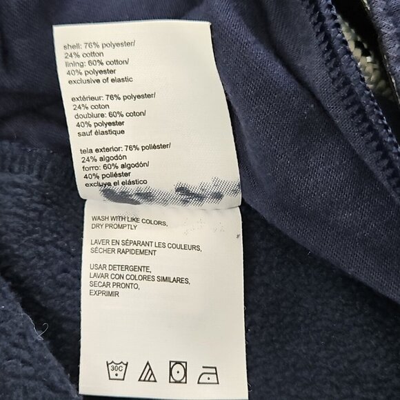 Speedo Joggers Men's Small Navy Blue Drawstring Pockets Elastic Waist 7720131 - Picture 6 of 13